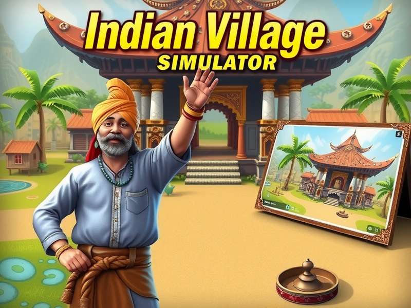 Indian Village Simulator Game Cover